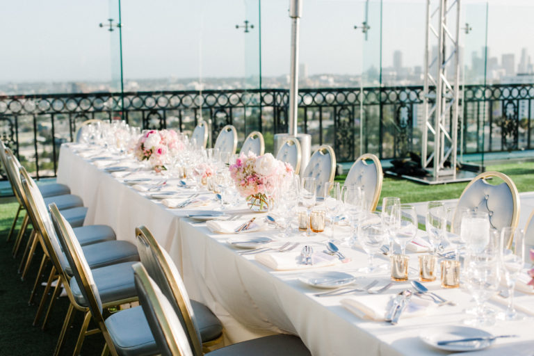 rooftop tablescape