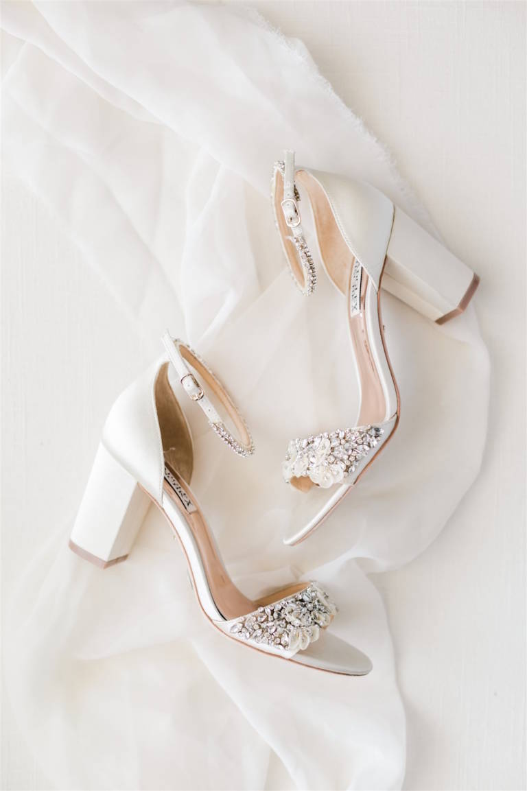 wedding shoes with rhinestones
