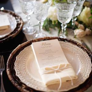 wedding place setting